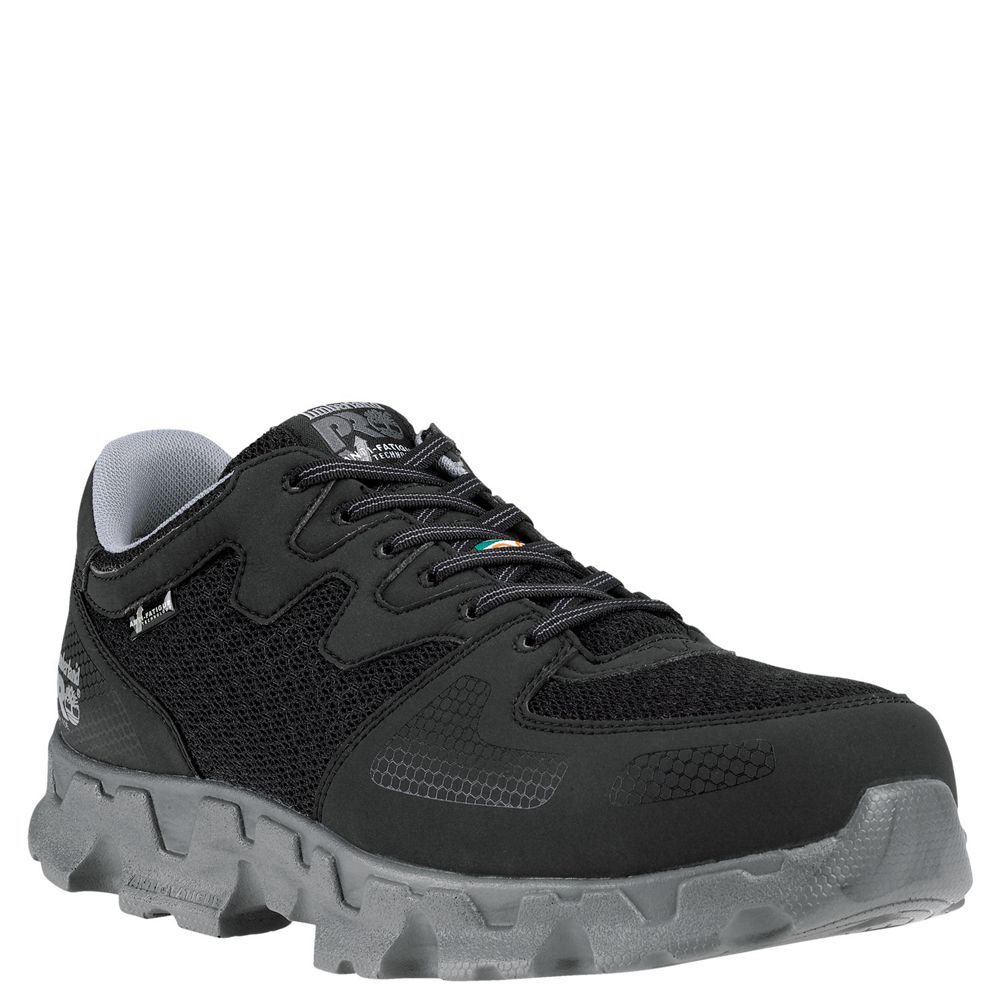 Zapatos De Seguridad Timberland Hombre Pro® Powertrain Alloy Toe Esd Negras/Gris - Chile MSH-405739